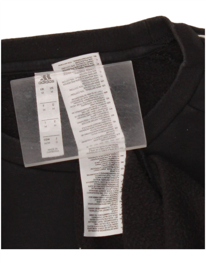 ADIDAS Sweat-shirt pour homme en coton noir moyen