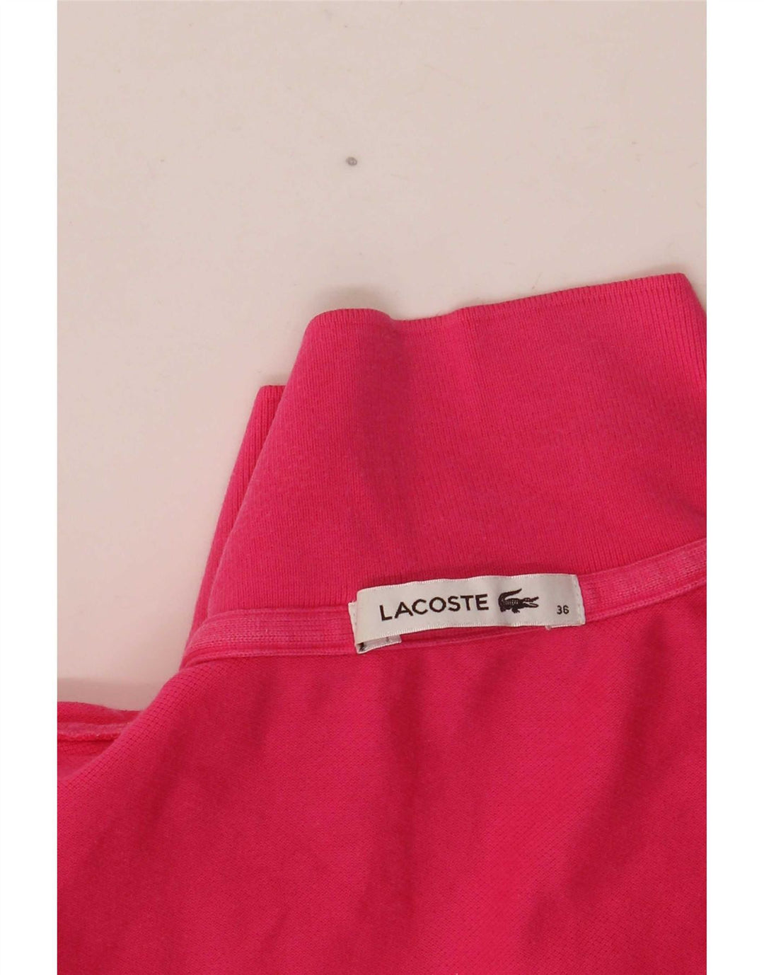 Lacoste Polo Femme Taille 36 Petit Rose