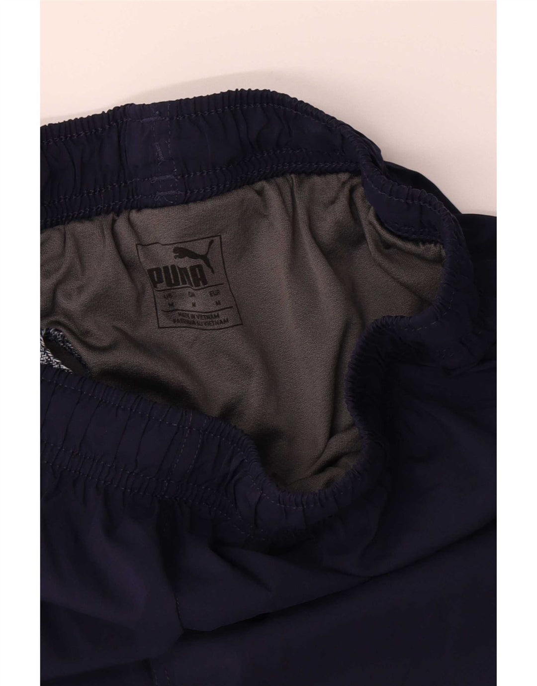 Puma Short de Sport Homme Bleu Marine Moyen Polyester