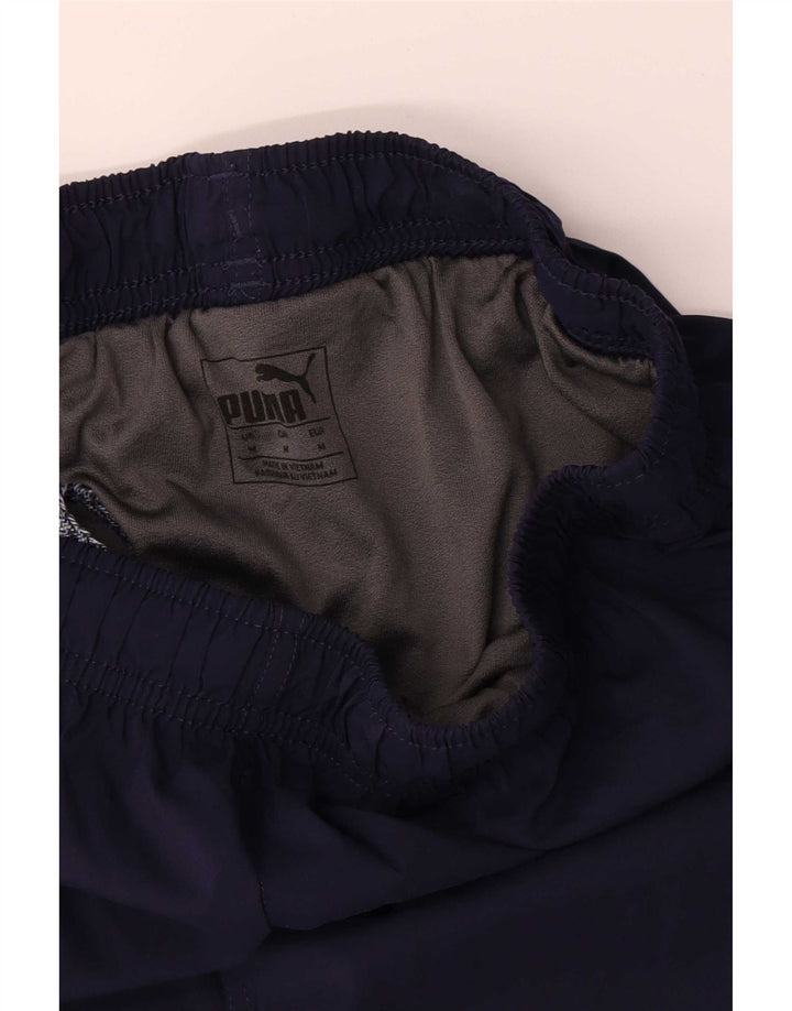 Puma Short de Sport Homme Bleu Marine Moyen Polyester