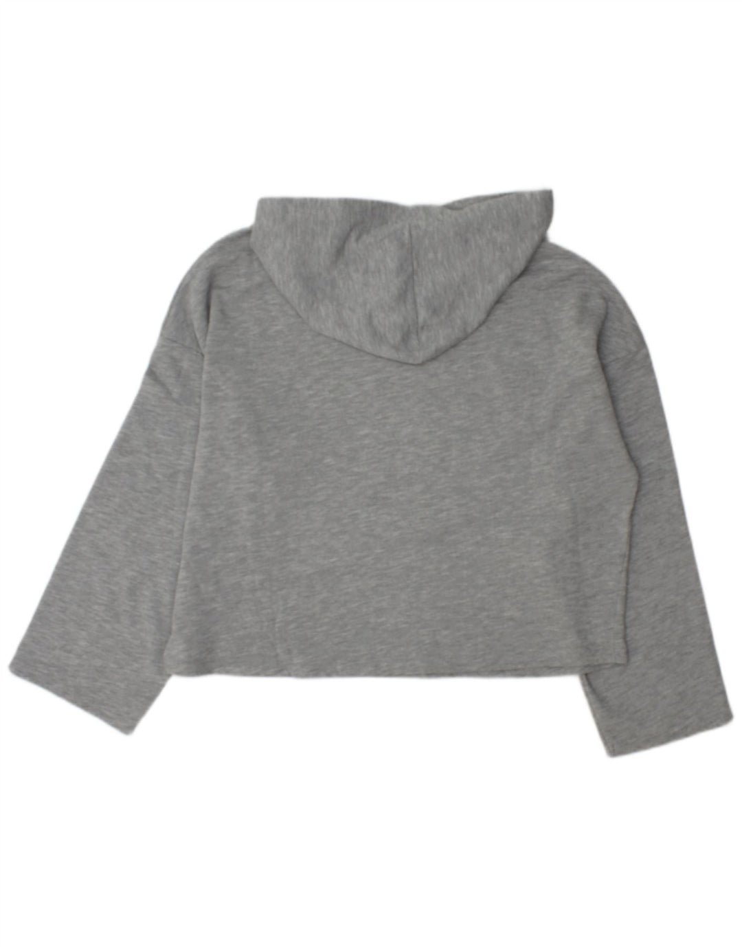 Zara Pull à capuche surdimensionné pour femme UK 44 Gris moyen Polyester
