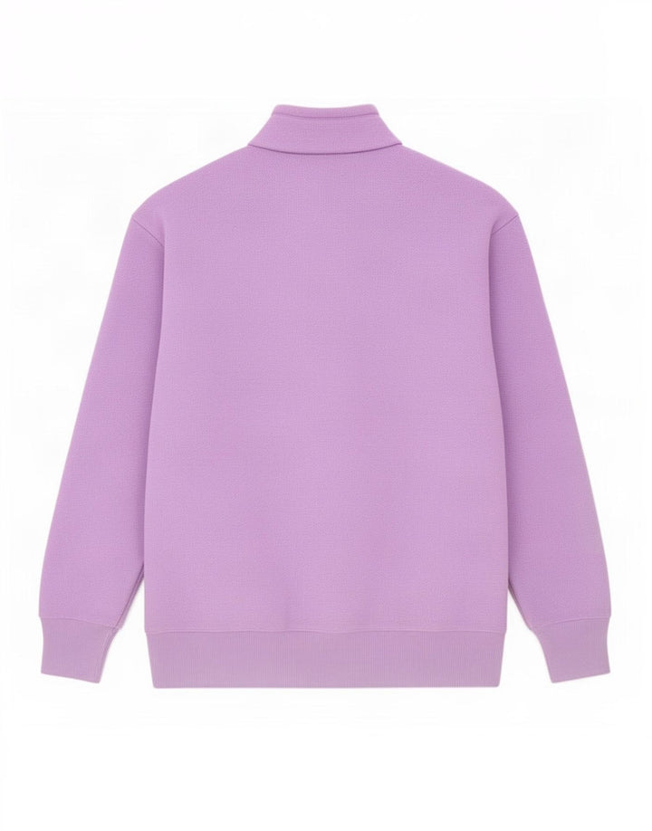 Champion Pull polaire à col zippé pour homme Violet moyen Polyester