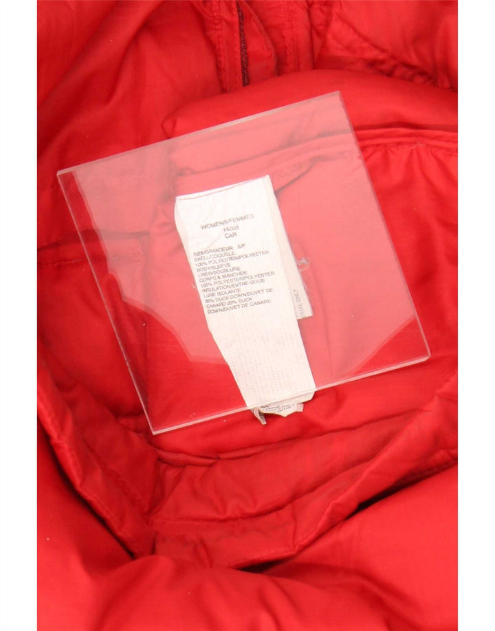 Woolrich Veste matelassée surdimensionnée pour femme UK 10 Small Rouge Polyester