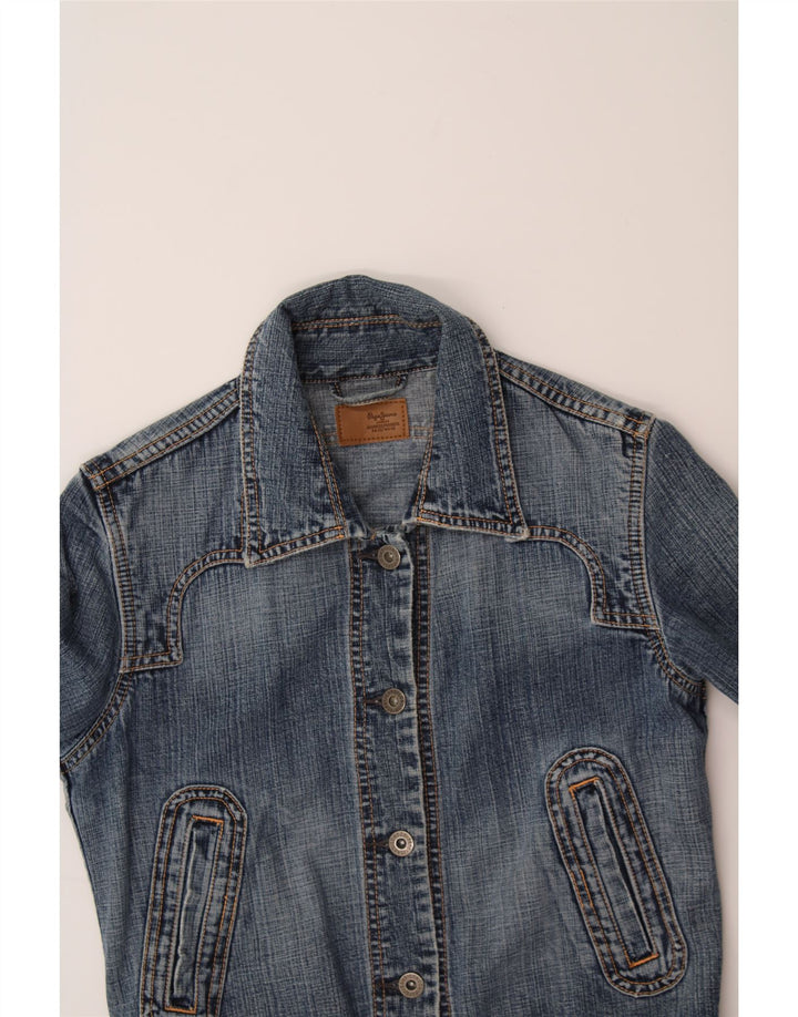 PEPE JEANS Womens Denim Dress UK 12 Medium Blue Vintage PEPE Jeans and Second-Hand PEPE Jeans from Messina Hembry 