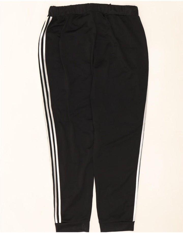 Adidas Pantalon de survêtement pour femme Joggers UK 20/22 XL Noir Polyester