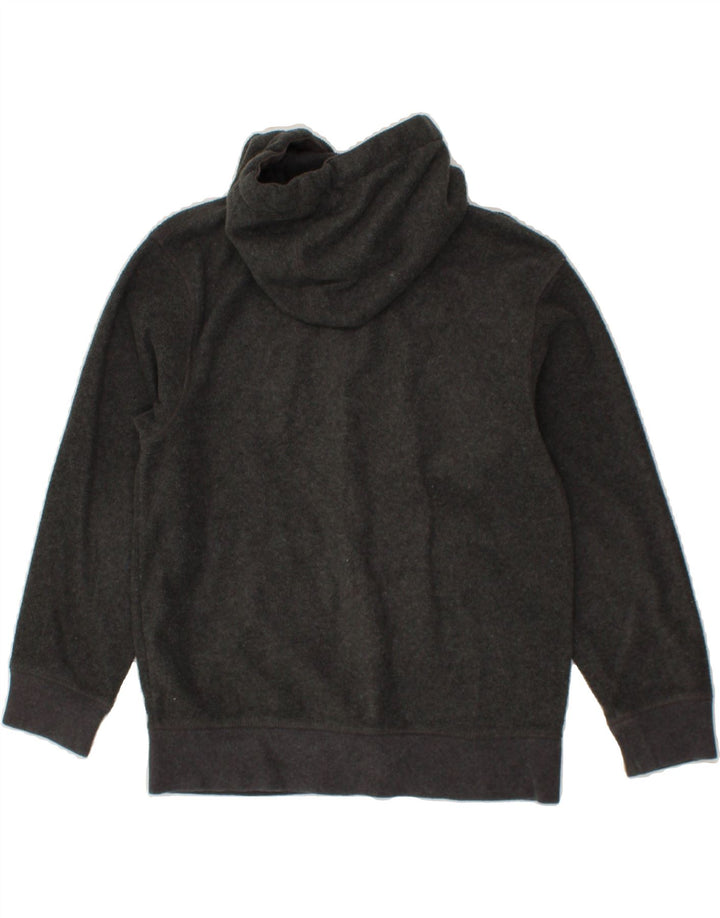 GAP Boys Graphic Zip Hoodie Sweater 10-11 Years Grey Polyester Vintage Gap and Second-Hand Gap from Messina Hembry 