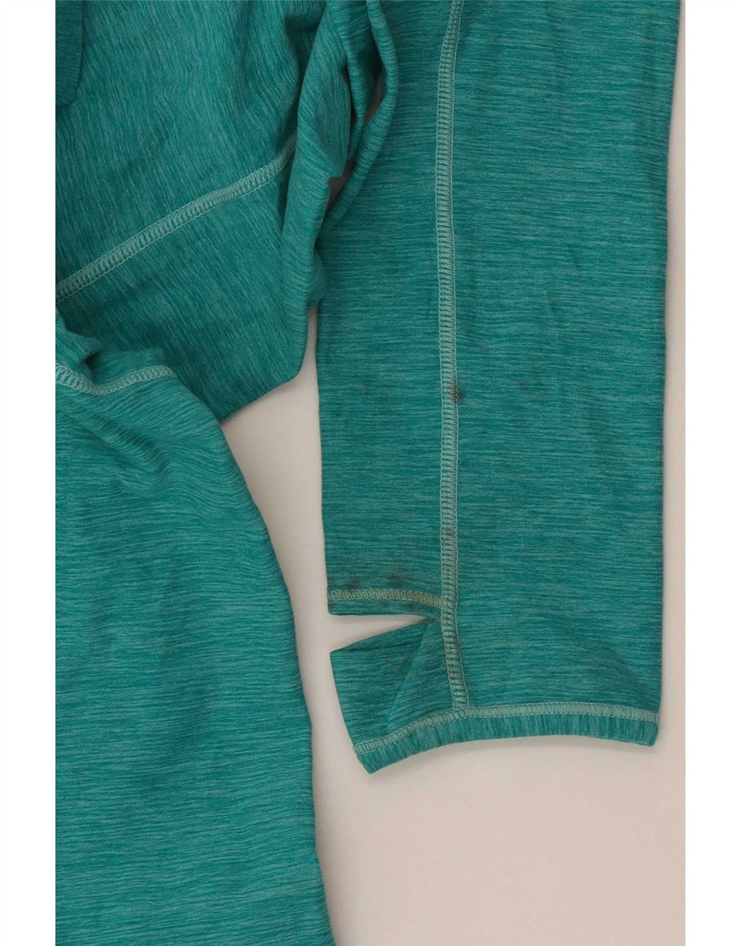 New Balance Haut de survêtement à col zippé pour femme UK 12 Vert moyen