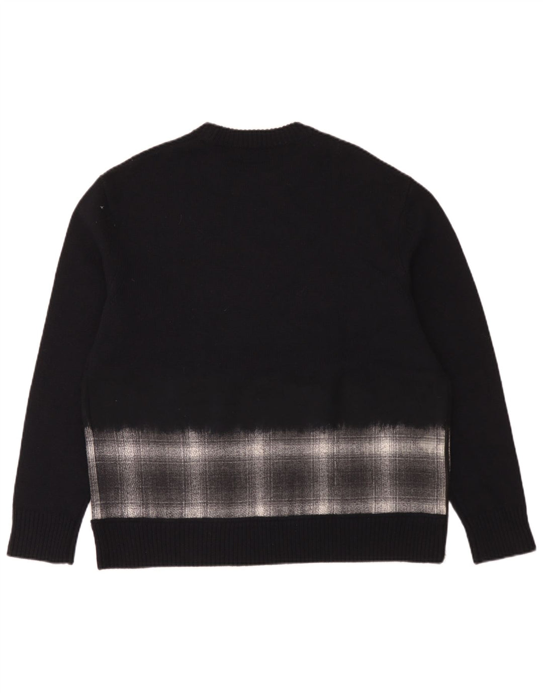 All Saints Pull Oversize à Col Rond Homme Bleu Marine Moyen