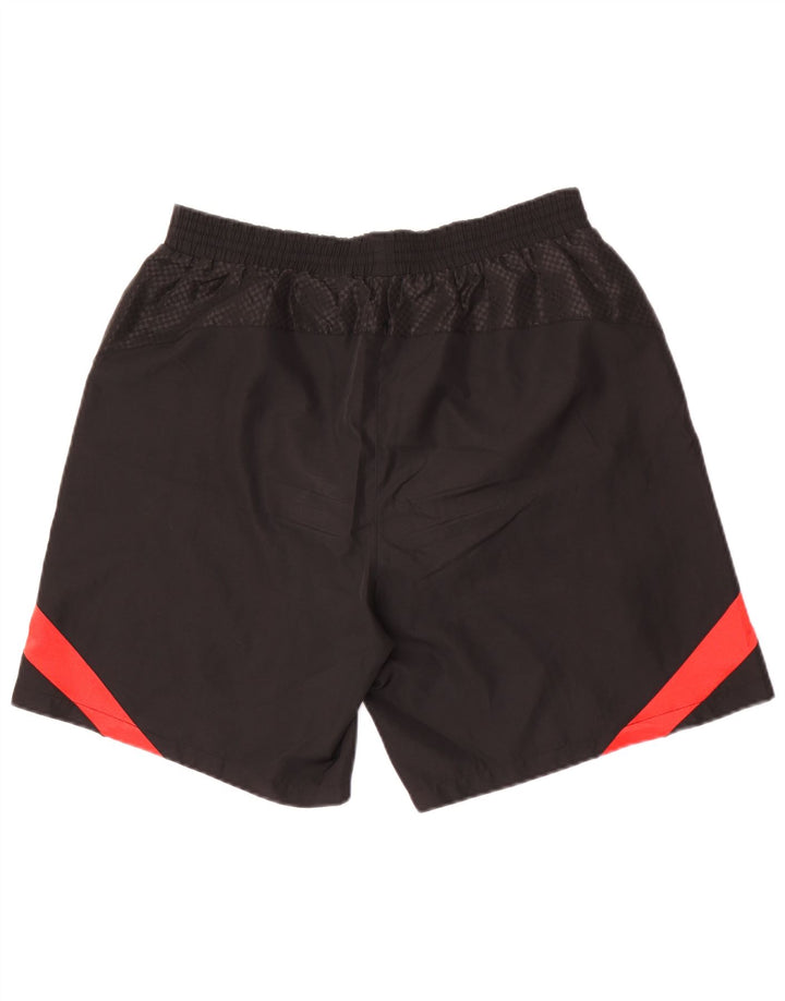 Erima Short de sport pour homme Large Noir Colorblock Polyester