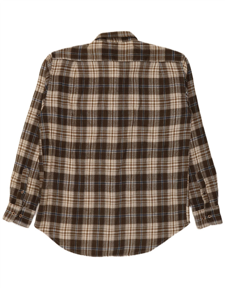 Nazca Surchemise Homme XL Marron Carreaux Acrylique
