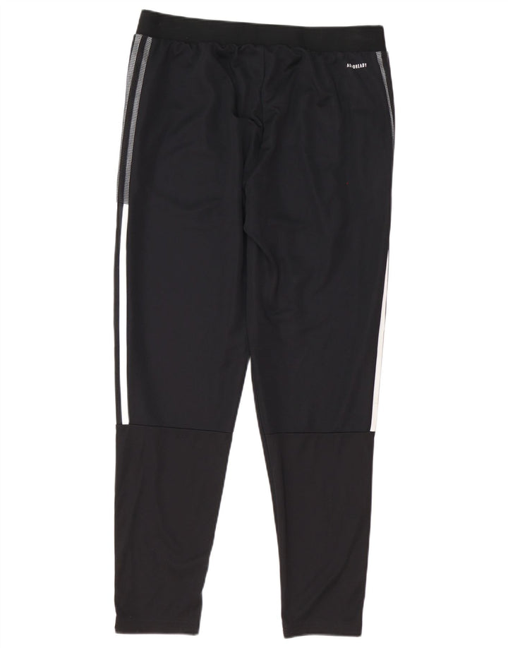Adidas Pantalon de survêtement Aeroready pour homme en polyester noir Taille L
