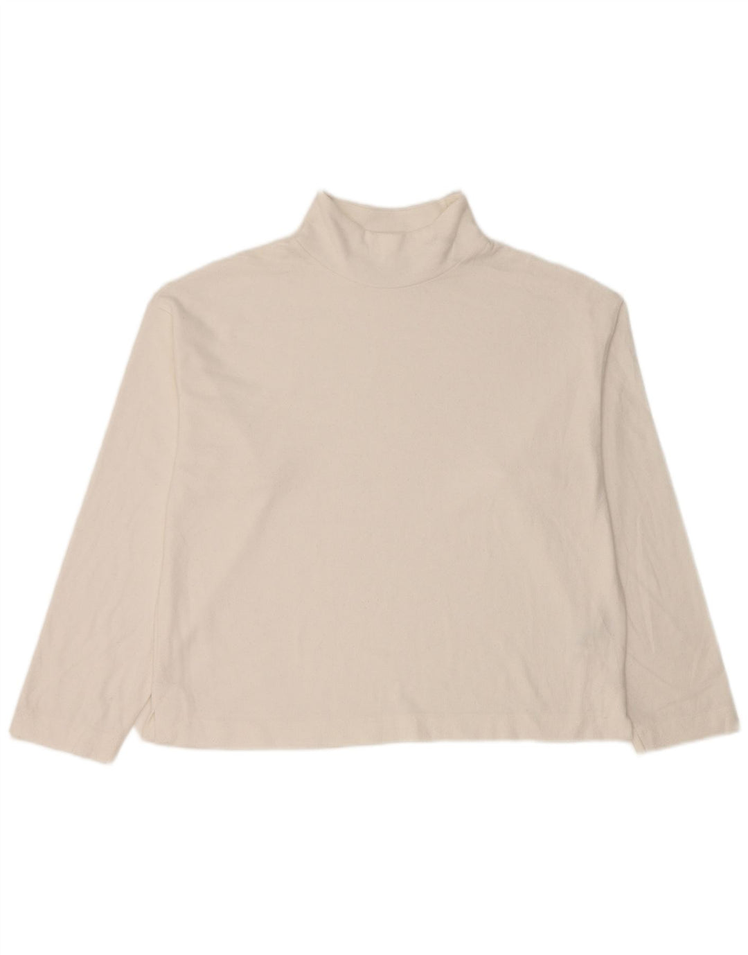 Marks & Spencer Haut à manches longues pour femme UK 12 Medium Blanc Polyester