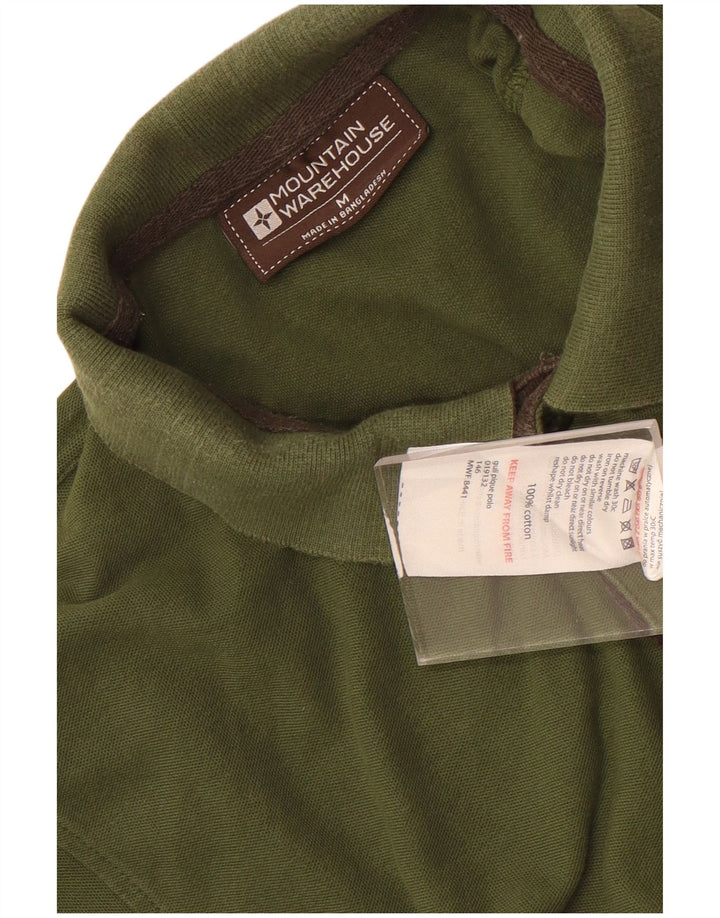 Mountain Warehouse Polo Homme Coton Vert Moyen