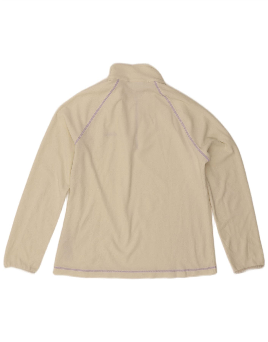 Lotto Pull polaire à col zippé pour femme UK 20 2XL Jaune Polyester