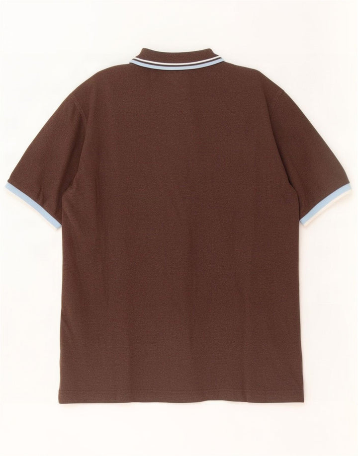 Fila Polo Homme Large Marron Coton