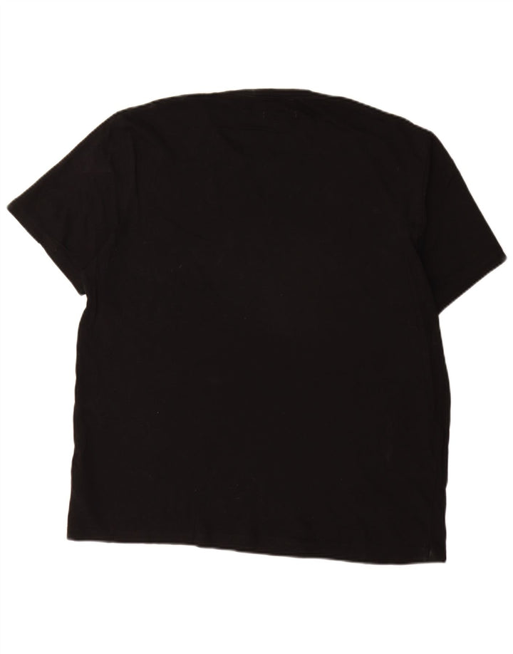 Cos T-Shirt Coupe Régulière Homme Top XL Noir Coton