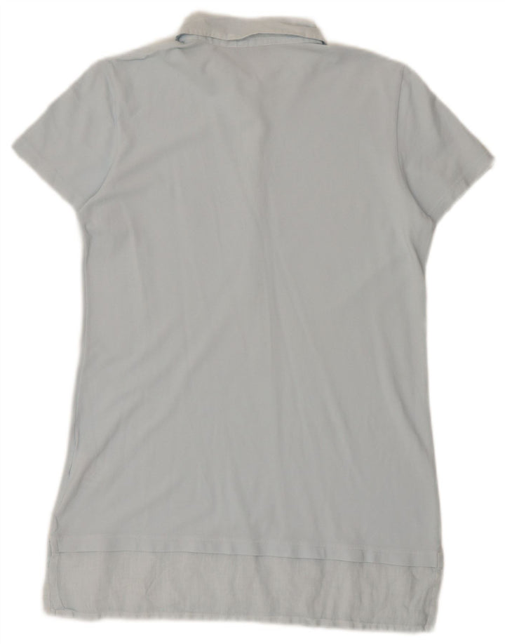 Fred Perry Robe Polo Femme UK 12 Bleu Moyen Coton