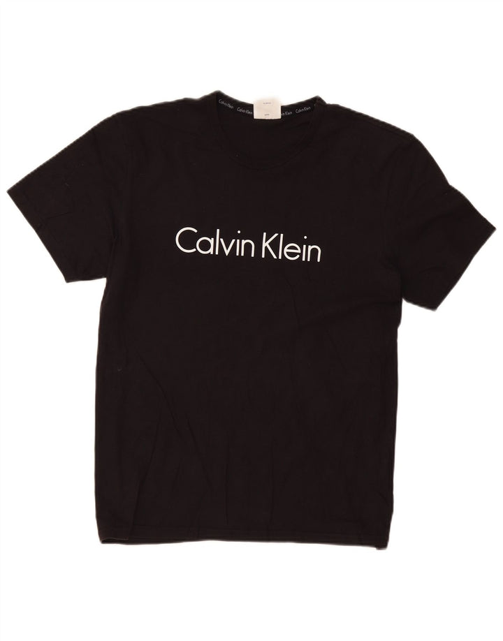 Calvin Klein T-Shirt Graphique Homme Noir Moyen