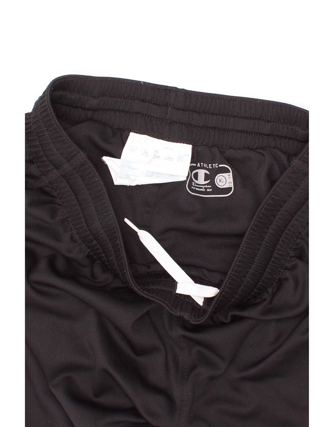 Champion Short de Sport Garçon 13-14 Ans XL Noir Polyester