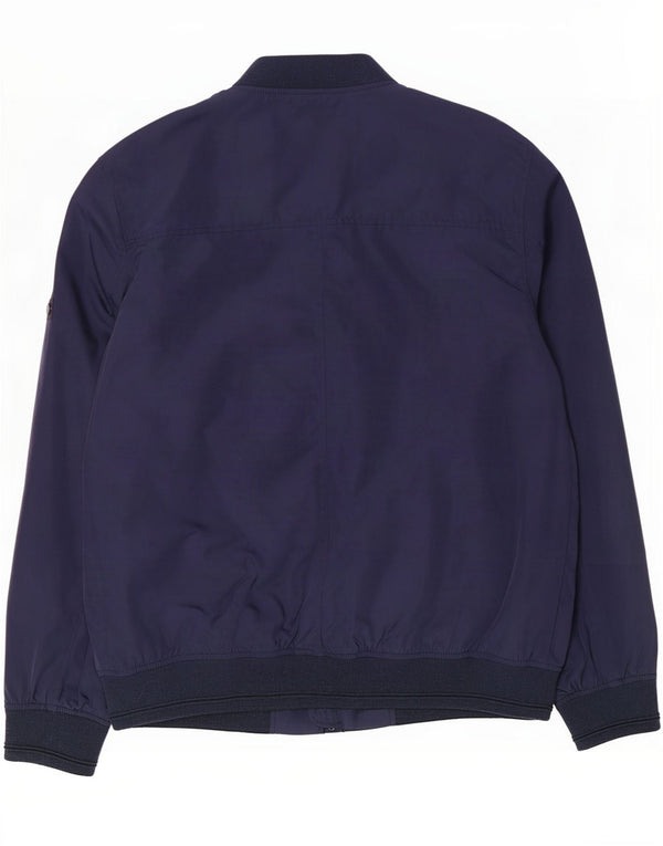 Ben Sherman Veste Bomber Homme UK 40 Large Bleu Marine Polyester