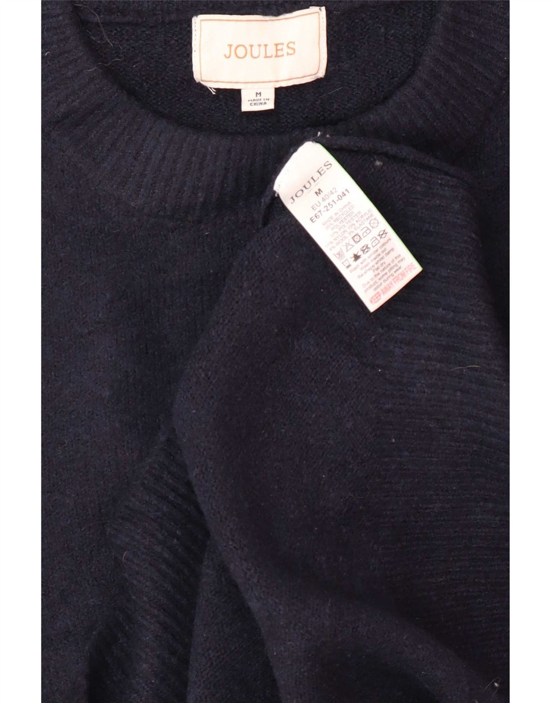 Joules Womens Crop Vest Débardeur UK 14 Moyen Bleu Marine Polyester