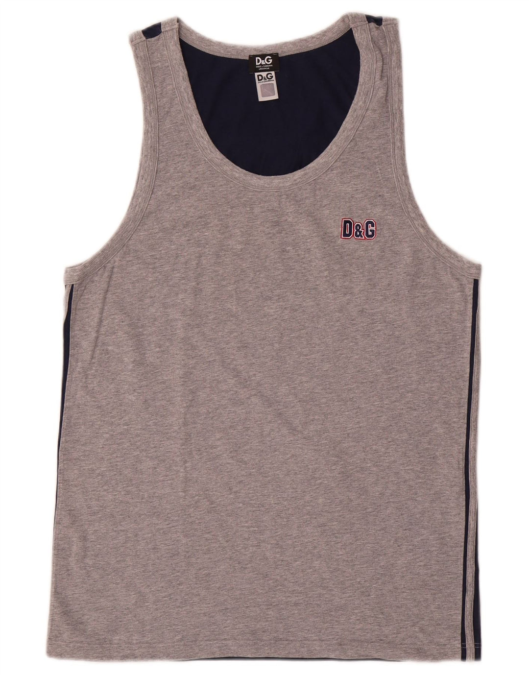 Dolce & Gabbana Débardeur Petit Gris Colourblock Homme