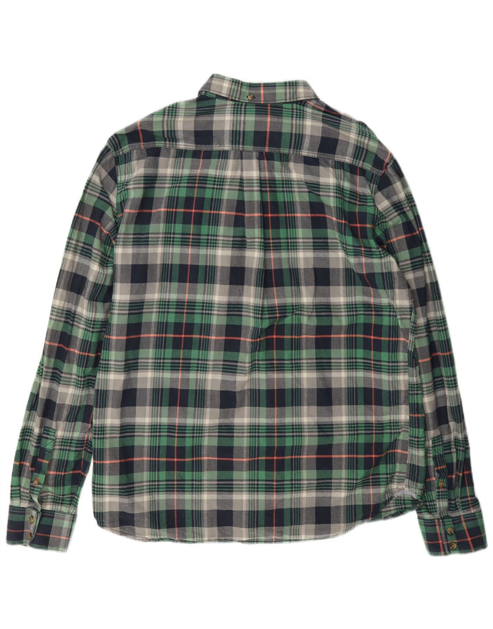 Vans Chemise en flanelle XL pour homme en coton à carreaux vert