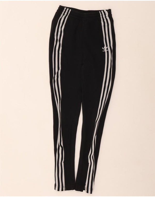 ADIDAS Pantalon de survêtement pour femme UK 8 Small Noir Polyester