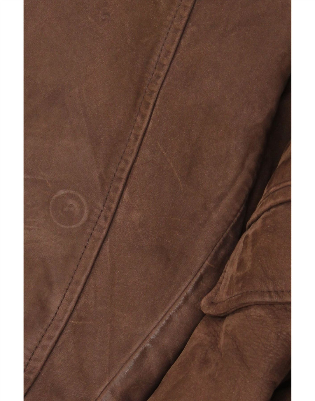 veste en cuir homme vintage UK 42 XL Cuir Marron