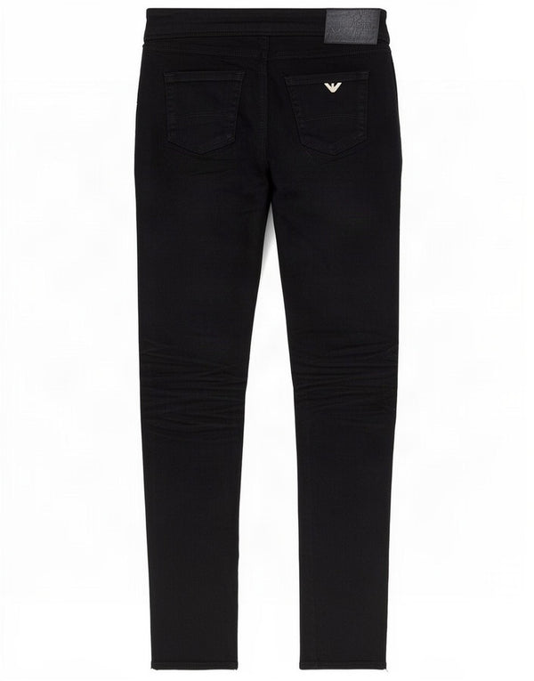 Armani Femme Jean Skinny W26 L31 Noir Polyester