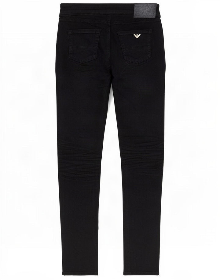 Armani Femme Jean Skinny W26 L31 Noir Polyester