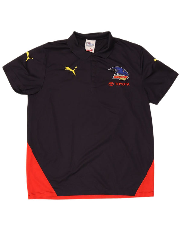 Puma Polo XL Homme Bleu Marine Colorblock Polyester