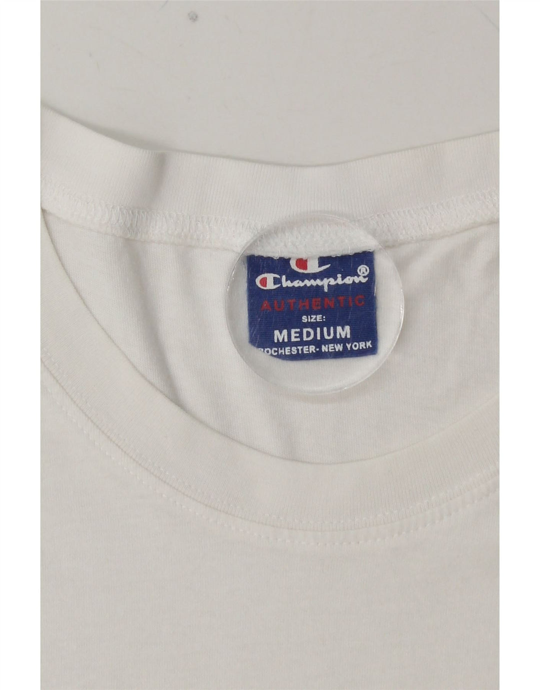CHAMPION T-Shirt Graphique Homme Blanc Moyen