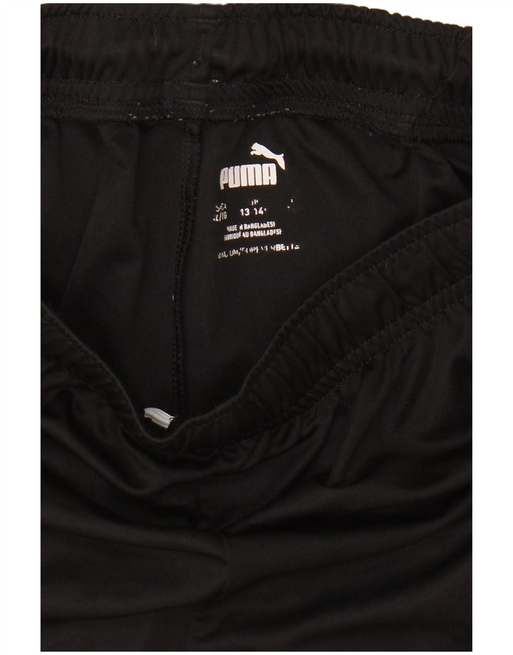 Puma Short de Sport Garçon 13-14 ans Noir Polyester