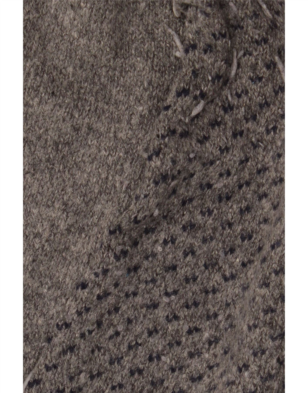 White Stuff Pull Col Ras du Cou XL Homme Gris Laine d'Agneau Pois