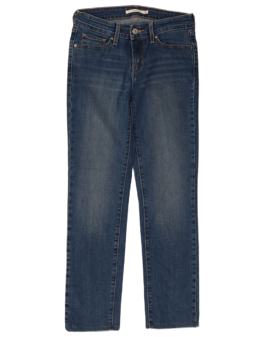 Levi's Jean Slim 712 Femme W26 L27 Bleu Coton