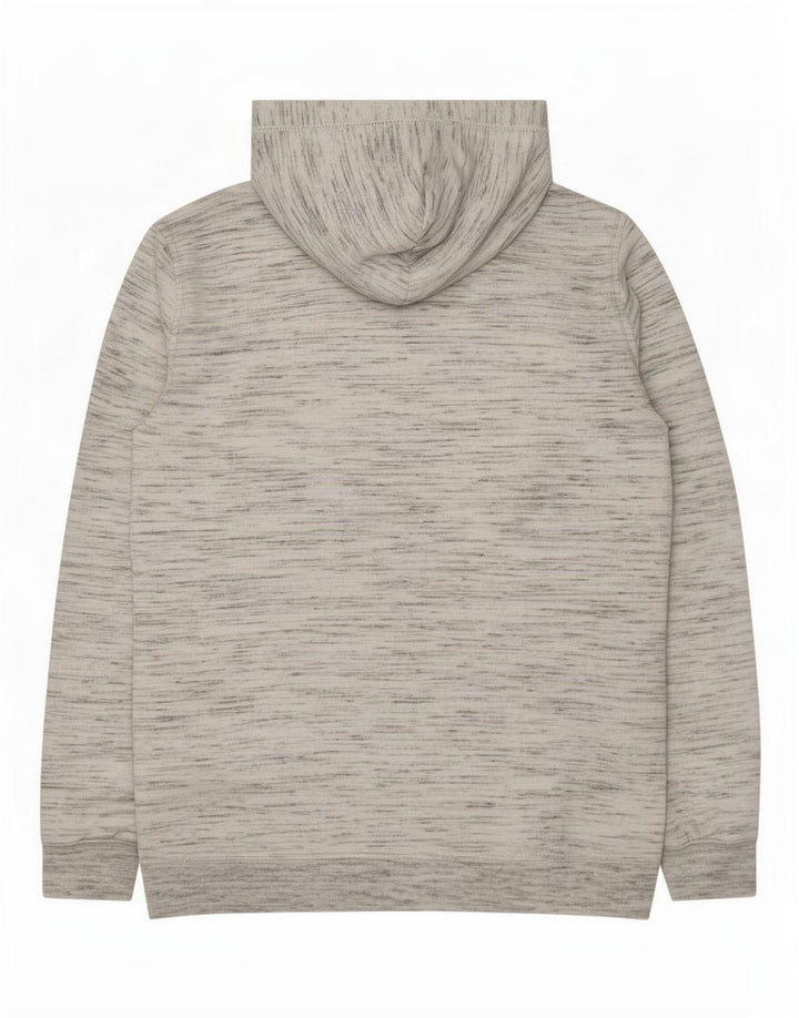 Champion Pull à capuche zippé pour homme en polyester moucheté blanc moyen