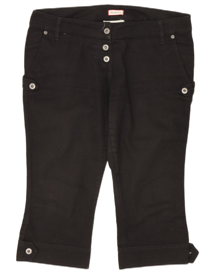 Max & Co. Bermuda pour femme UK 14 Large W36 Noir