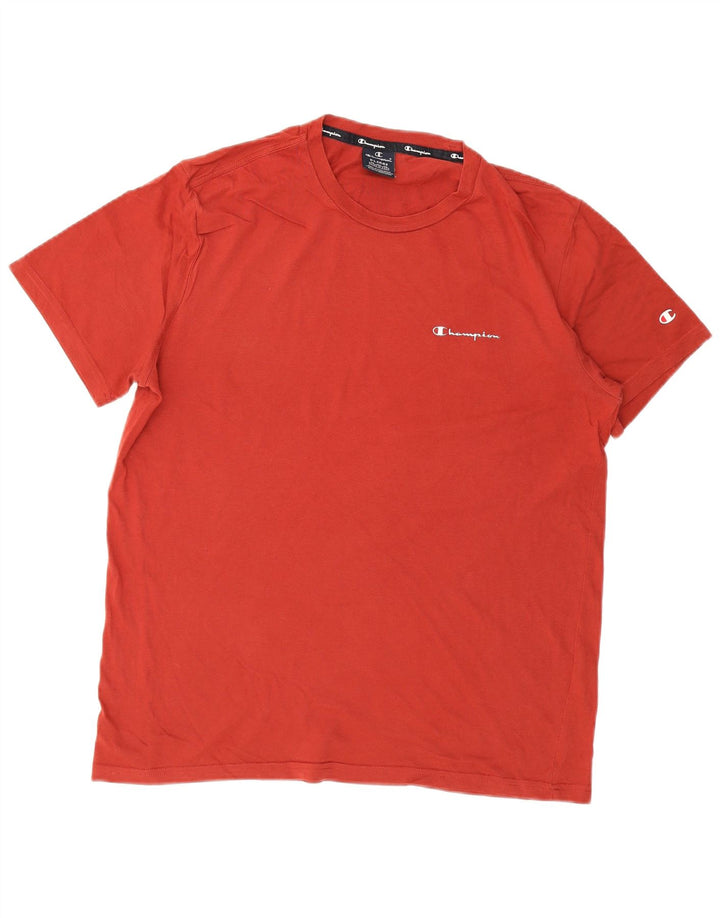 CHAMPION T-Shirt Homme Top XL Rouge Coton