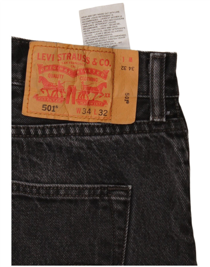 Levi's Jean Droit 501 Homme W34 L32 Noir