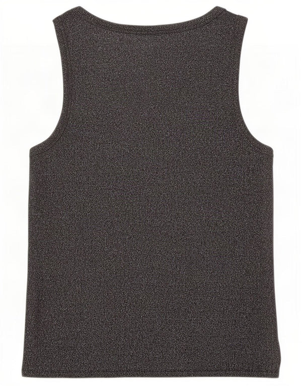 Marks & Spencer Débardeur pour femme UK 20 2XL Coton moucheté noir