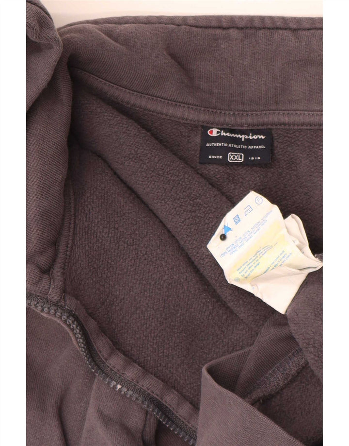 Champion Veste de survêtement graphique pour homme 2XL Gris Coton