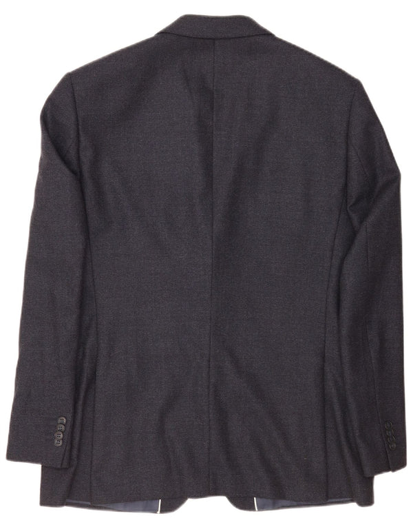 Daniel Hechter Veste blazer à 2 boutons pour homme UK 38 laine gris moyen