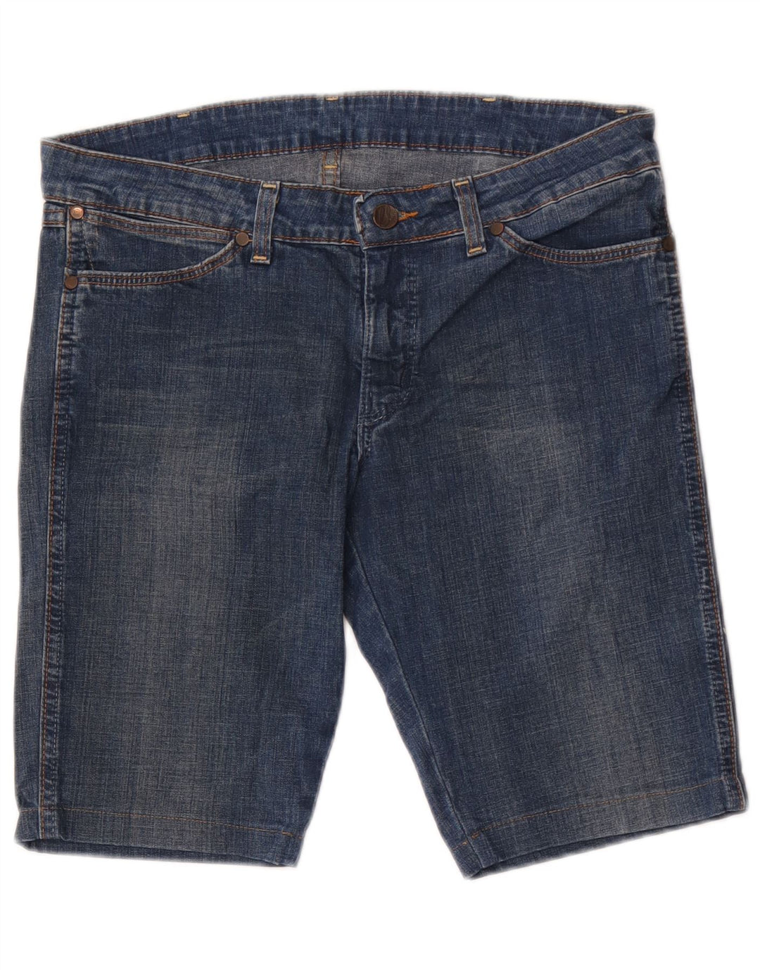 Wrangler Short Iris Denim W31 Homme Bleu Moyen Coton
