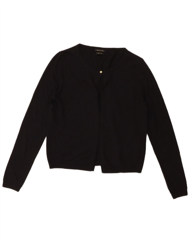 Massimo Dutti Cardigan pour femme UK 14 Noir moyen