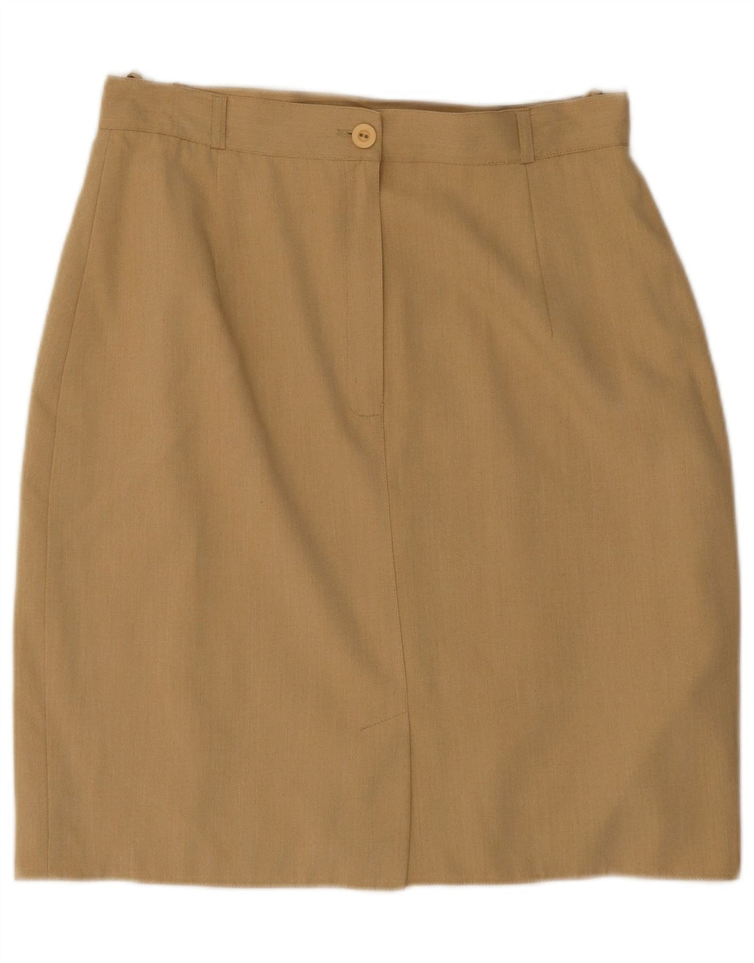 La Belle Jupe Droite Femme IT 42 Moyen W30 Beige Polyester