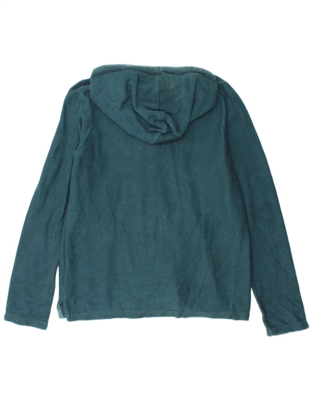 FAT FACE Cardigan à capuche pour femme en coton vert moyen UK 12