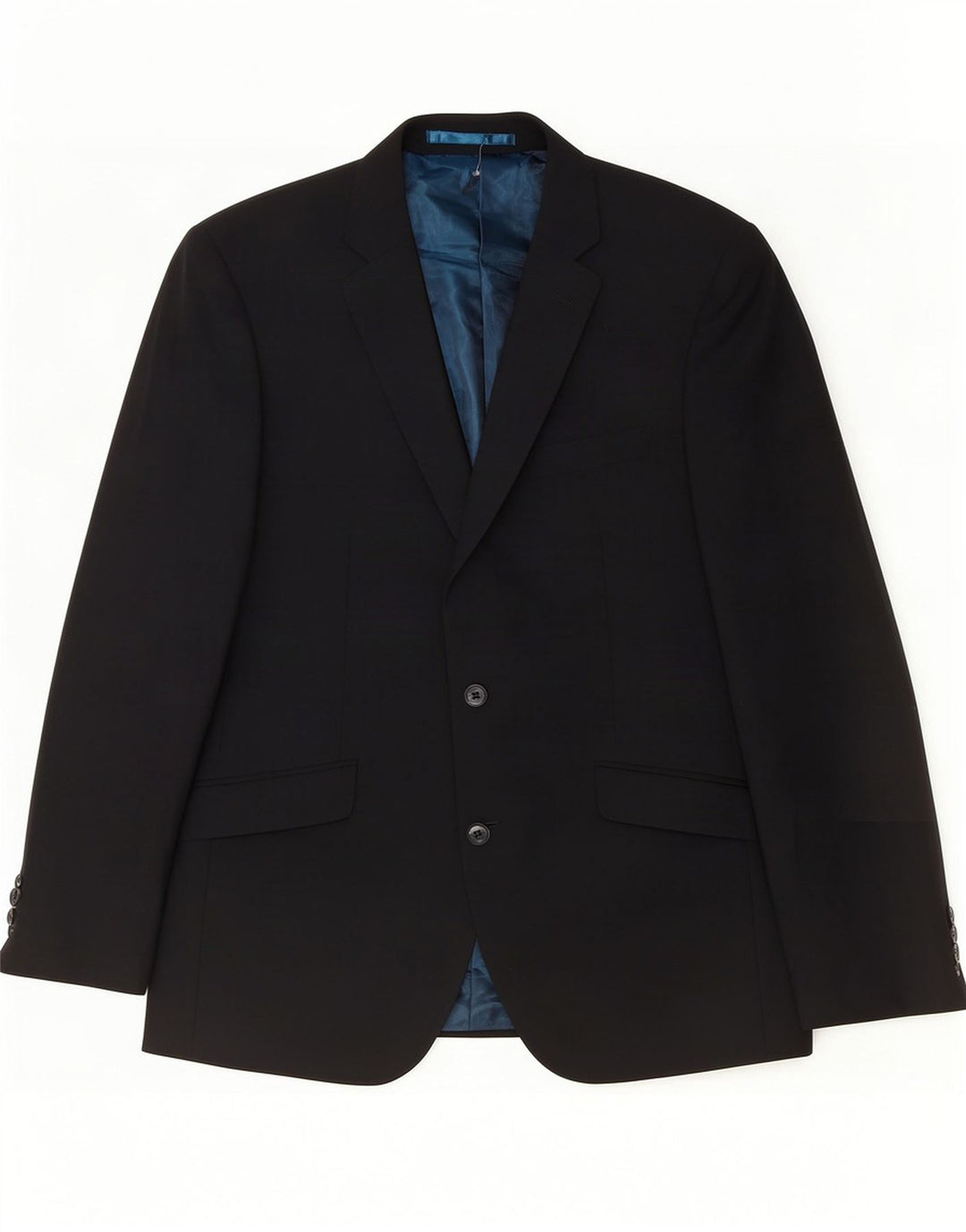 Marks & Spencer Veste blazer à 2 boutons pour homme UK 42 Grande laine noire