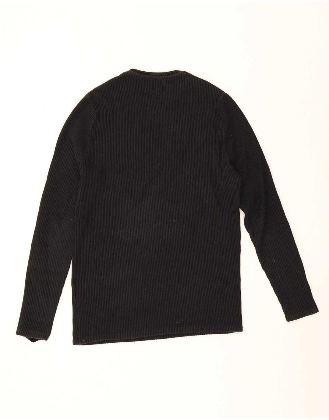 Zara Homme Top Manches Longues Petit Coton Noir