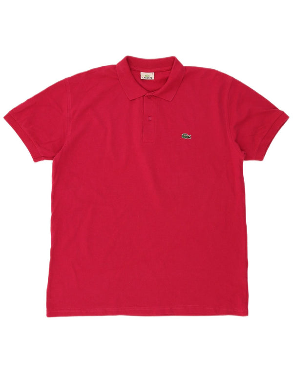 Lacoste Polo Homme Taille 6 XL Coton Rose